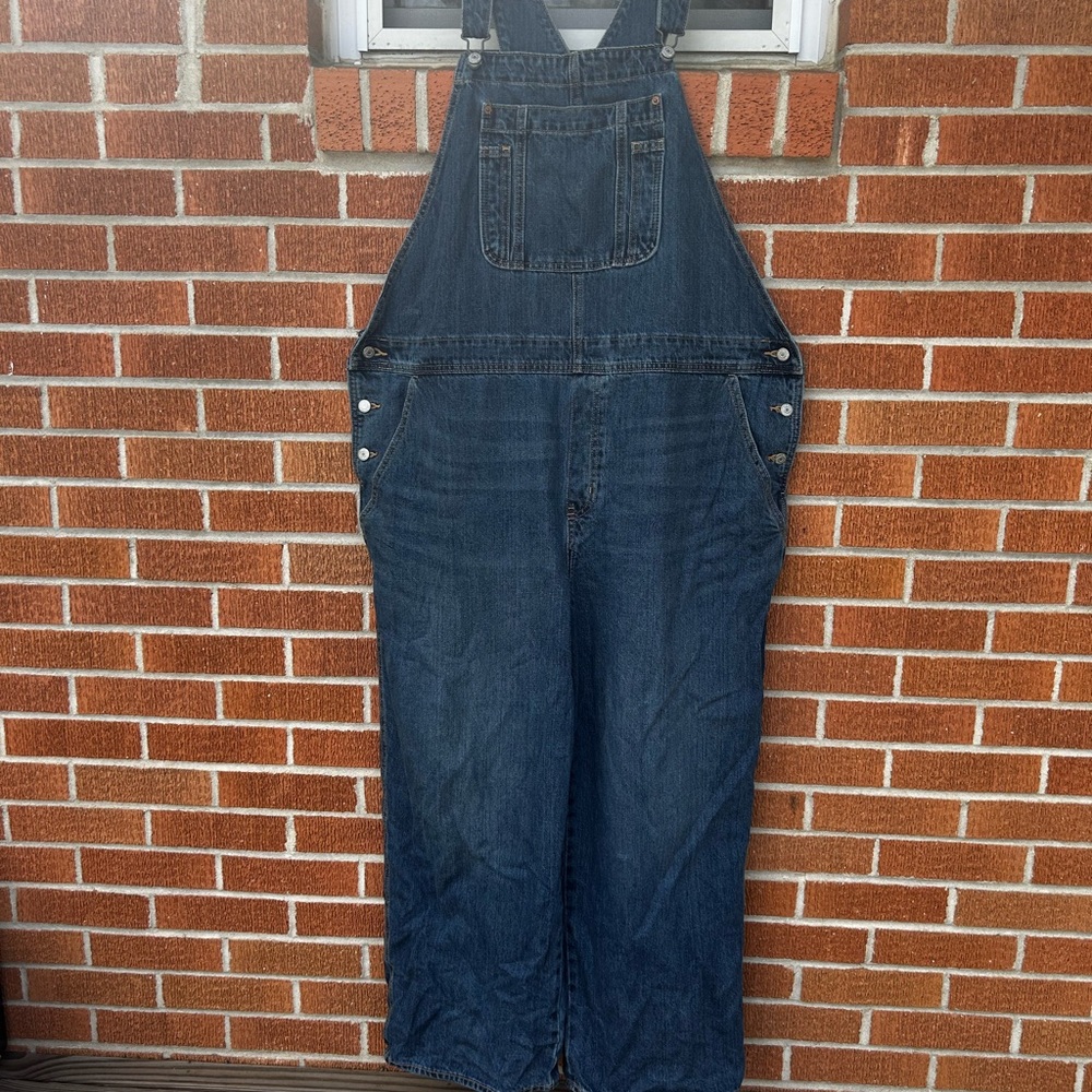 Old Navy Women's Blue Denim Overalls